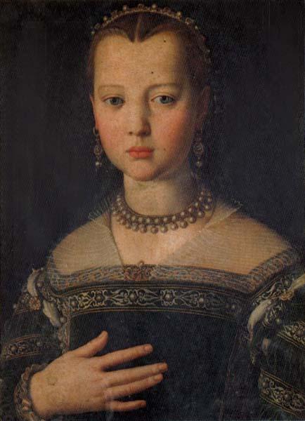 Agnolo Bronzino Portrait of Maria de'Medici